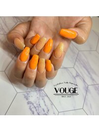 オレンジネイル