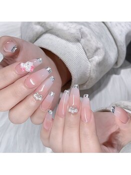 クイーンズビューティーサロン 新宿本店(Queen's beauty salon)/チップ長さだしやり放題