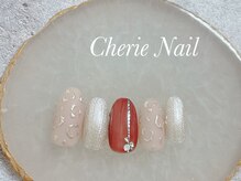 シェリーネイル(Cherie Nail)/ヒョウ柄ミラーマグネイル★
