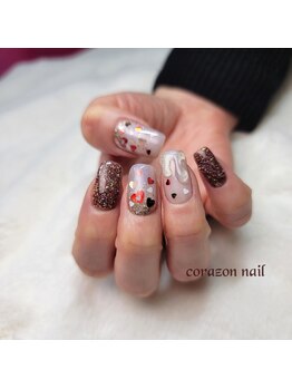 コラソンネイル(corazon nail)/HAND120分コース☆ハートネイル
