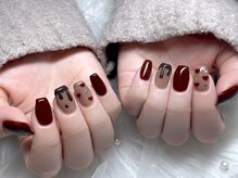 ネイルマジック 仙台一番町店(NAIL MAJIC)/チョコ×ハートネイル
