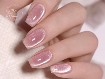 オンブレフレンチ・冬ネイル