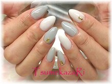 ツメカザリ(TsumekazaRi)/★ホワイト &nbsp;＆グレー★