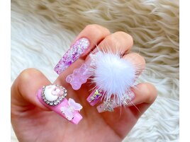 パーツ盛り盛りネイル★