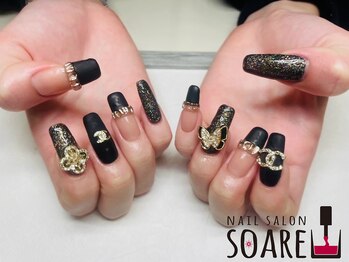 ネイルサロンソアレ(SOARE)/ブラックネイル