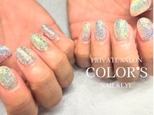 カラーズ ネイル アンド アイ(COLOR'S NAIL&EYE)/キラキラ☆ワンカラー
