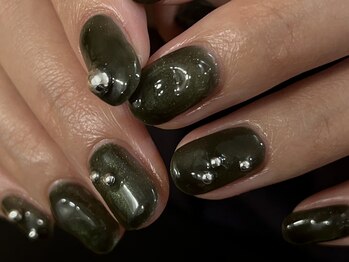 ルカ 原宿(lux)/ダークグリーンニュアンス