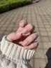 【ハンド】クリアネイル(自爪風の透明ネイル) ¥5000
