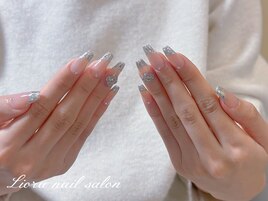 上品　長さだし　ガラスフレンチ