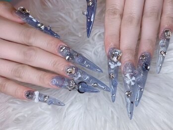 ベティネイル アイラッシュ(Betty Nail)/SPロング☆ブルークリアネイル