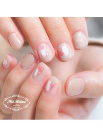 塗りかけネイル