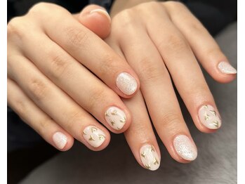 ビアンカ 美浜店(Bianca)/トレンドハートミラーネイル☆