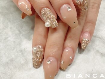 ビアンカ 恵比寿西口店(Bianca)/ツイードネイル/N¥7500¥R8500