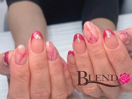 フレンチとタイダイアート