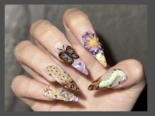 ゆびノさき イケブクロ(ゆびノさき+ikebukuro)の雰囲気（長さだし10本+アートし放題でこの値段！！【¥12400】）