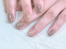 秋ドットネイル
