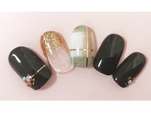 コチャメ ネイル アトリエ(Cochame nail atelier)/秋先取りのチェック柄