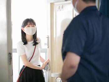 バランス整体サロン ノリノリ(NORINORI)/1)ご来店、お出迎え