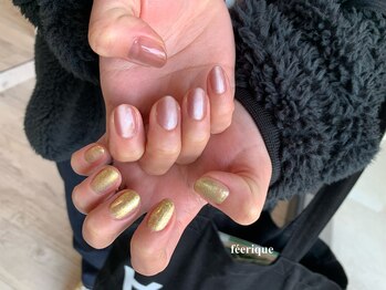 フェリークネイル(feerique nail)/magnet AND glitter/圓山