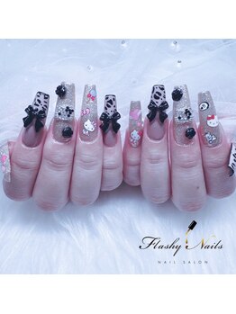 フラッシーネイルズ(Flashy Nails)/yui担当長さ出しゴテゴテ定額♪