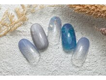 バブル シュガー バイ ネイルクローネ(bublle sugar by.nail crone)/水面ネイル