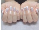 水色フラッシュスキニーフレンチ