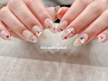 ユミ 池袋(Umi)/ホログラムハートネイル