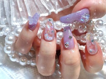 パープルネイル　担当西村