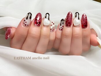 イーストハムアネーロネイル(EAST HAM anello nail)/持ち込みデザイン¥10,000