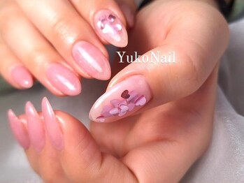 ユコネイル 茨木(Yuko Nail)/ハートホロ/ガーリー