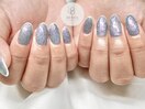 フラッシュ&フレンチネイル