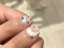 鶴とケシの花。
