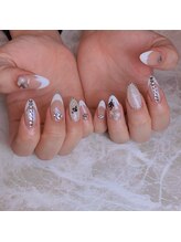 エステティックアンドネイル ローズ(ESTHETIC&NAIL Rose)/フレンチ×ストーン