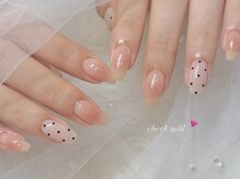 バベル 北堀江店(Babel)/チークネイル ¥8000