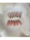 ワンカラマグネットラメフレンチ