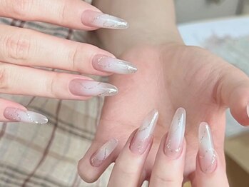 ユユネイル(uu_nail)の写真/【中板橋駅すぐ☆】長さだしで指先がキレイに見える！思わず何度も見たくなる指先を演出します♪