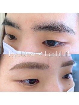 ボム(bom)/まつ毛パーマ×美眉スタイリング