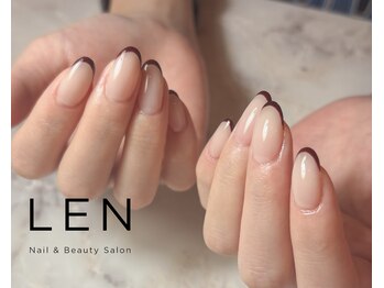 レン(LEN.)/ボルドースキニーフレンチ