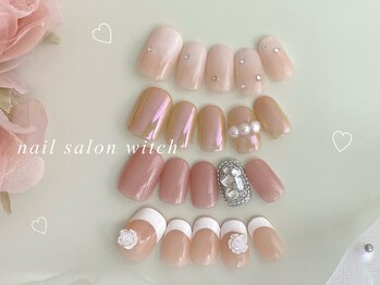 ウィッチ(witch)の写真/ネイルサロン初めての方でも大丈夫＾＾店内のサンプルから選ぶだけで毎月可愛いお爪になれちゃいます＾＾