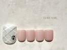 【フット】チェックフットネイル
