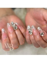 ネイルズ ウィスブランカ(Nails wisBlanca)/長さ出し持ち込み☆チークネイル