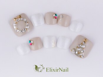 エリクサーネイル 神田(Elixir Nail)/フット やり放題 /クーポン使用