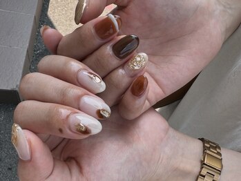 スノー ドロップ(Snow drop)/ニュアンスネイル