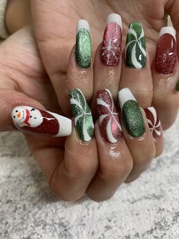 アトリエ バイ アール(ATELIER by R)/ネイル◎クリスマスアート