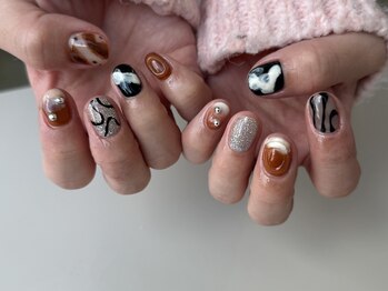 プチナノ(petitnano)/【rina】ニュアンスネイル