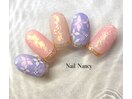 定額Lコース　L 紫陽花ネイル