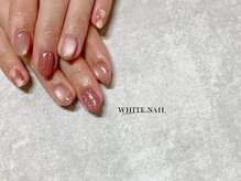 ホワイトネイル 武蔵小杉店(WHITE NAIL)/マグネット/アーガイル/ニット