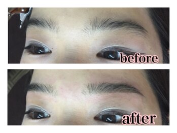 眉サロン デュアル 恵比寿(DUAL)/アーチ眉から平行眉に☆