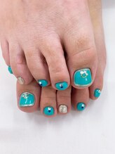 ダブルネイル(Double Nail)/【ほり】ジャスミンカラーネイル