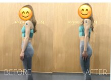 トゥーユージム 調布店(toyou...GYM)/お客様〈BEFORE→AFTER〉